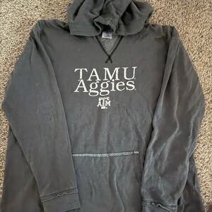 TAMU Aggies Men's Gray Hoodie Sweater